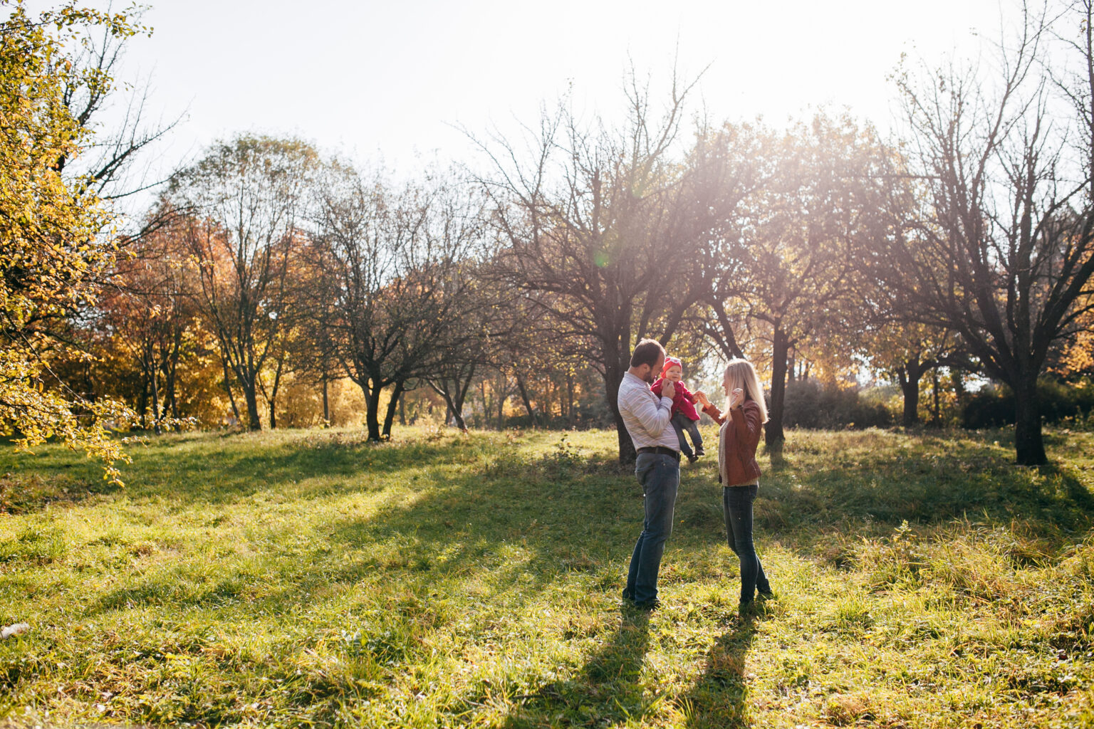 Couple enjoying view of nature
